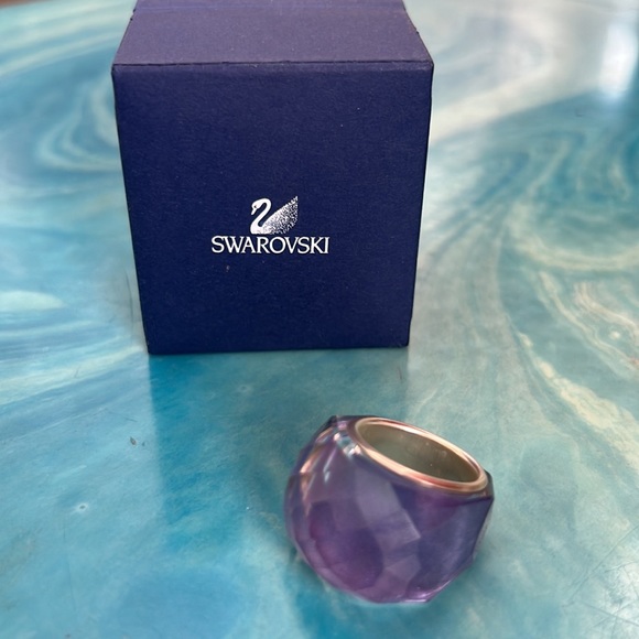 Swarovski Nirvana Tanzanite Ring Authentic - Picture 3 of 7